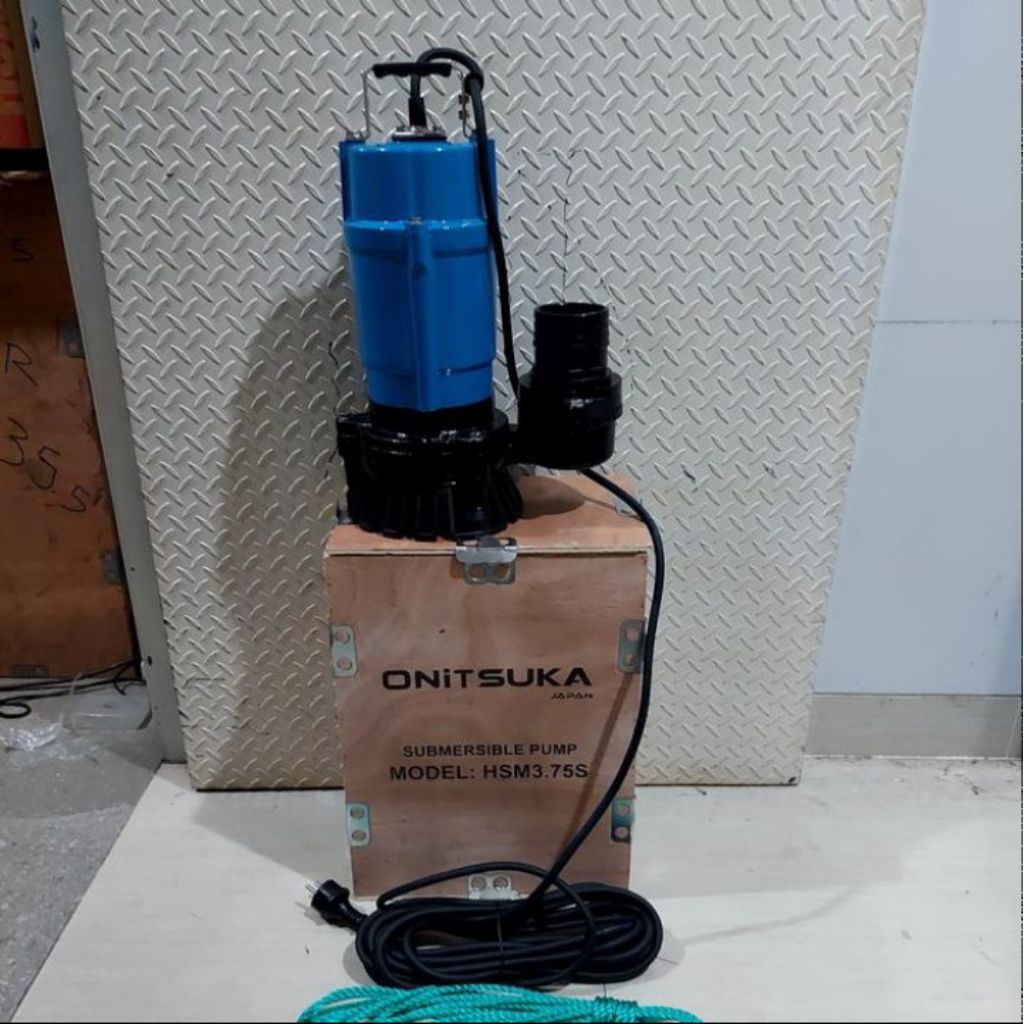 Pompa Celup Model Tsurumi HFS3.75S Pompa Celup Air Kotor ONITSUKA HFS3.75S Manual 750Waat 3inci