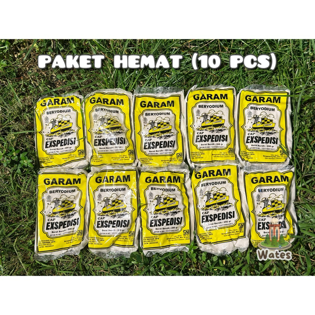 

(10 PCS) Garam Dapur Cap Kapal 200gr Beryodium Asin Garam Dapur Cap Kapal Ekpedisi Berat 200gram Garam Himalaya Garam Masak Garam Halus Beryoudium Paket Hemat Garam 10Biji Paket Hemat Garam Masak 10PCS