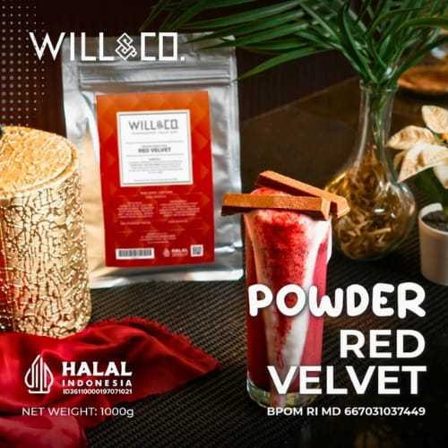 

Will&co Red Velvet Drink Powder 1KG / Red Velvet Powder
