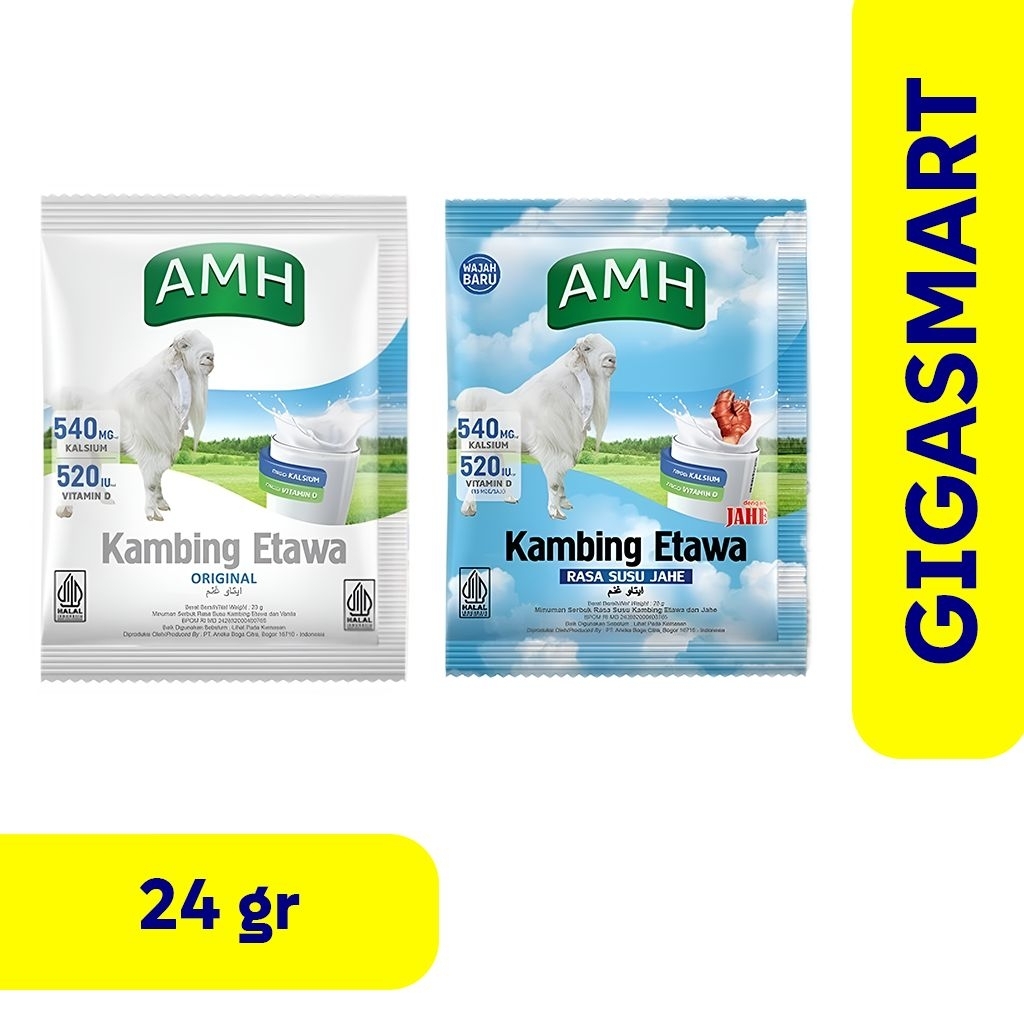 

Susu Kambing Etawa AMH Sachet 24gr 1 Pcs