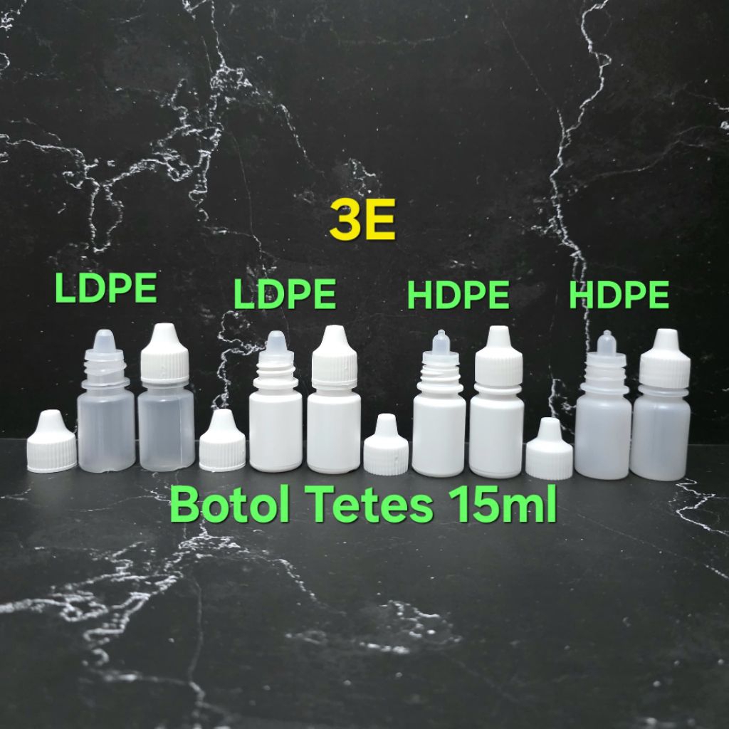 Botol tetes 15ml 15 ml LDPE HDPE Essen Liquid