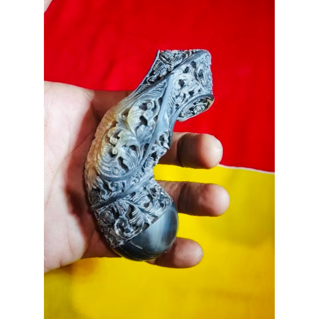 Hulu keris Bugis DDR270BGS Tanduk Hitam PREORDER | deder keris | gagang keris | handle keris