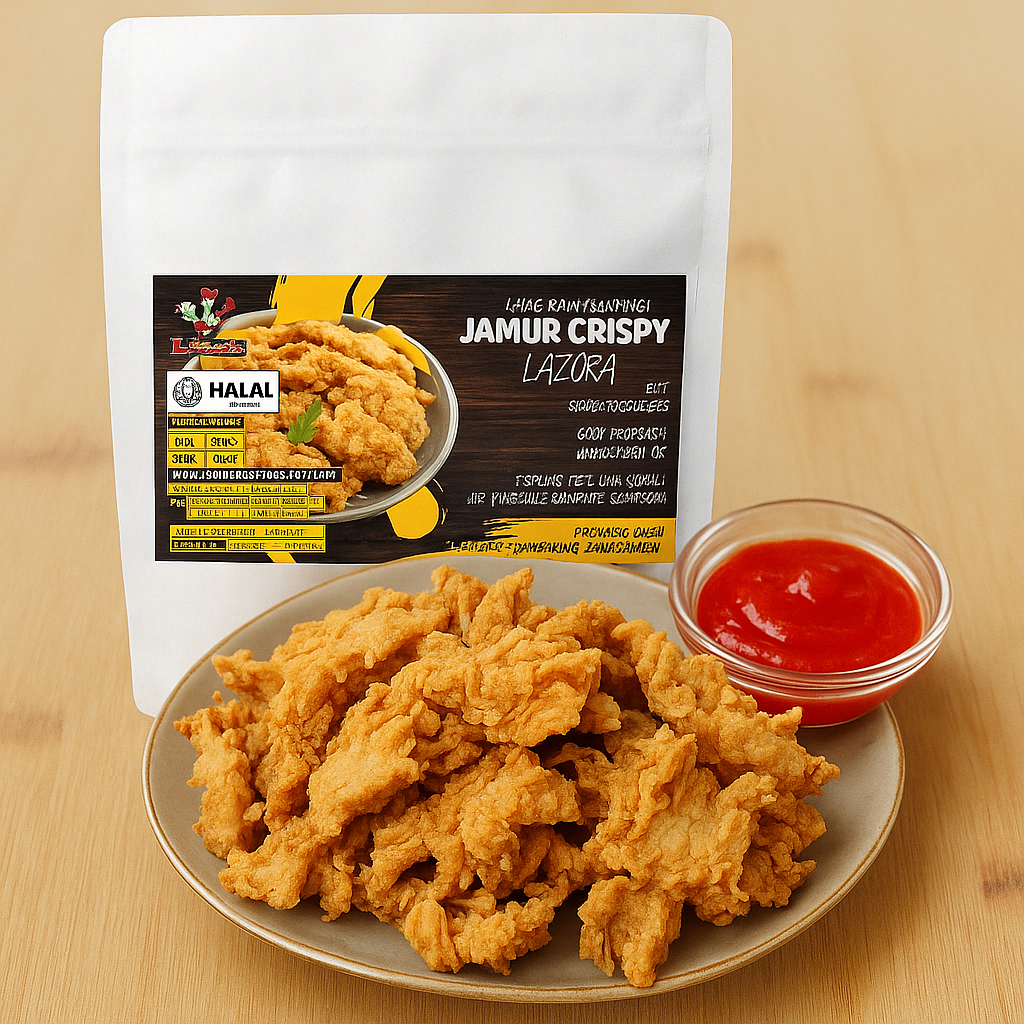 

Lazora Jamur Crispy 100gr