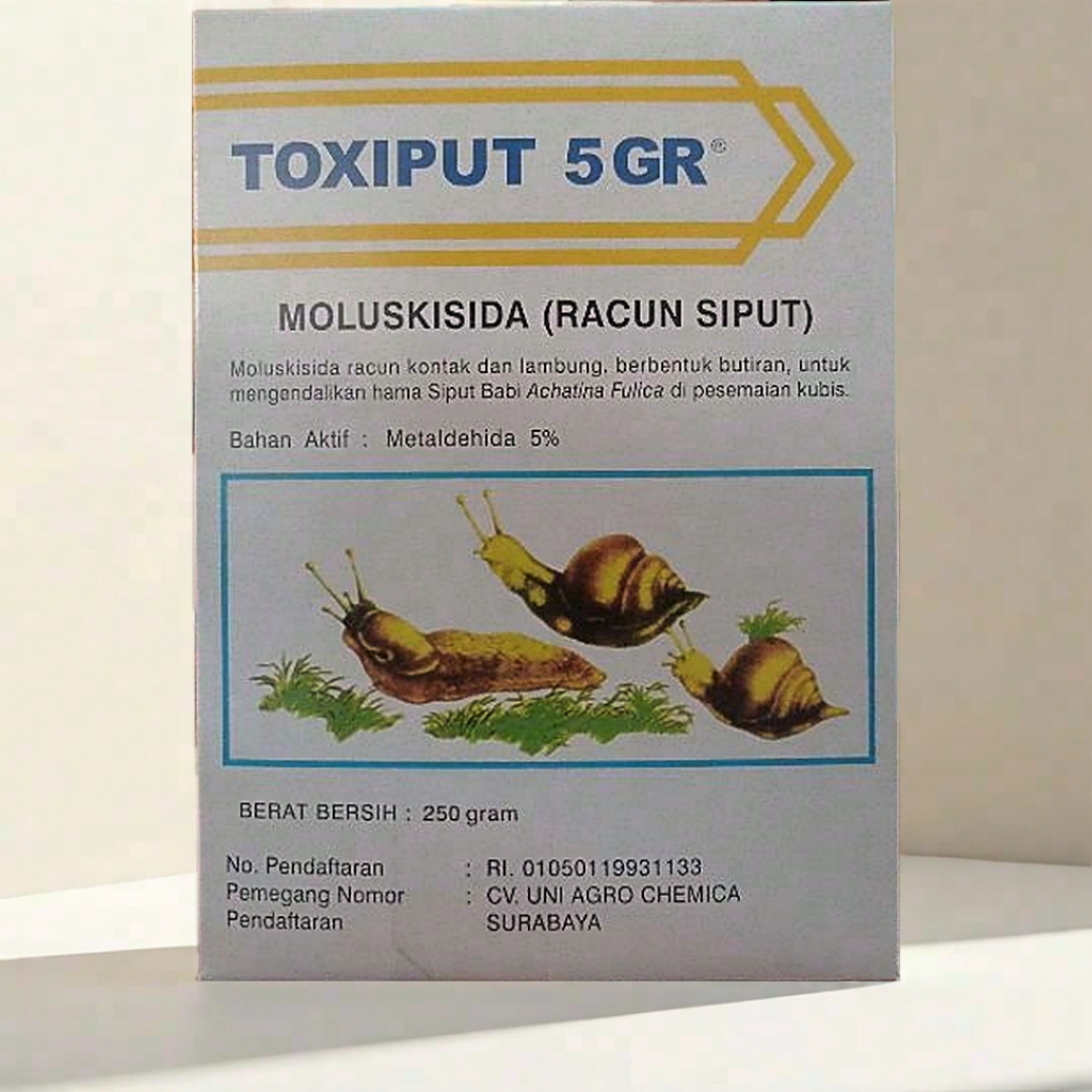 TOXIPUT 5GR (250gram) moluskisida