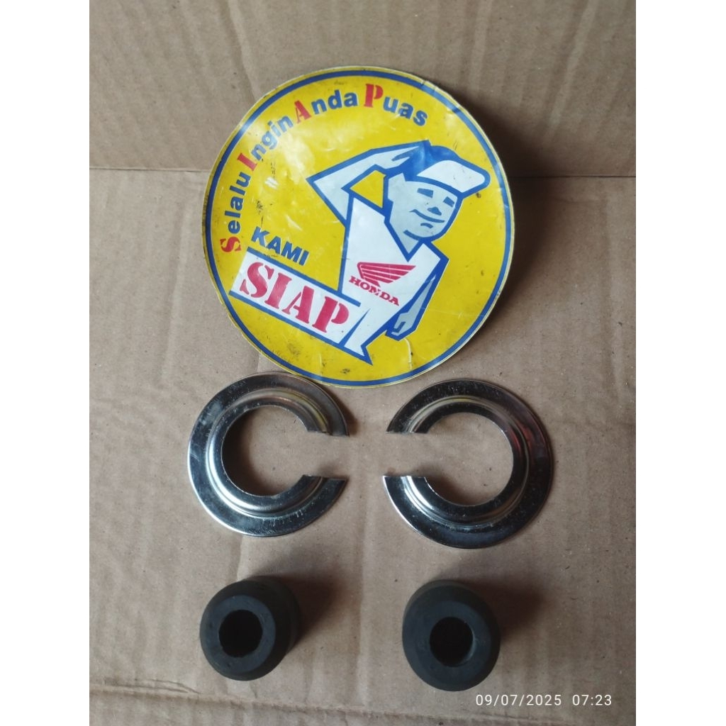klem kancing set karet dumper per shockbreaker shock breaker belakang kayaba kyb rzr original ori co