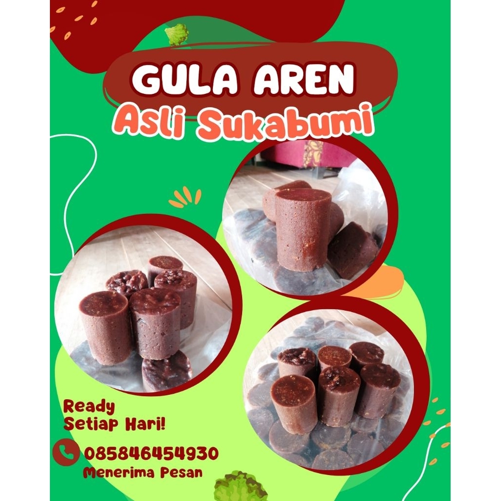 

gula aren asli Sukabumi berat 750gram