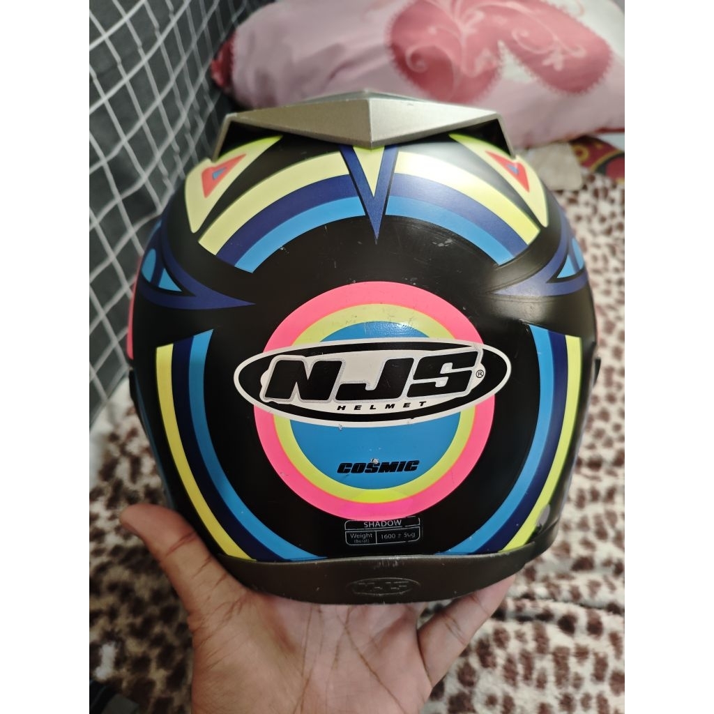 helm fullface njs double visor M