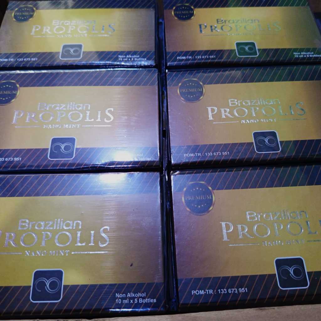 brazilian propolis nano mint premium 10ml isi 5 botol original I PRODUK DIJAMIN ASLI ORIGINAL