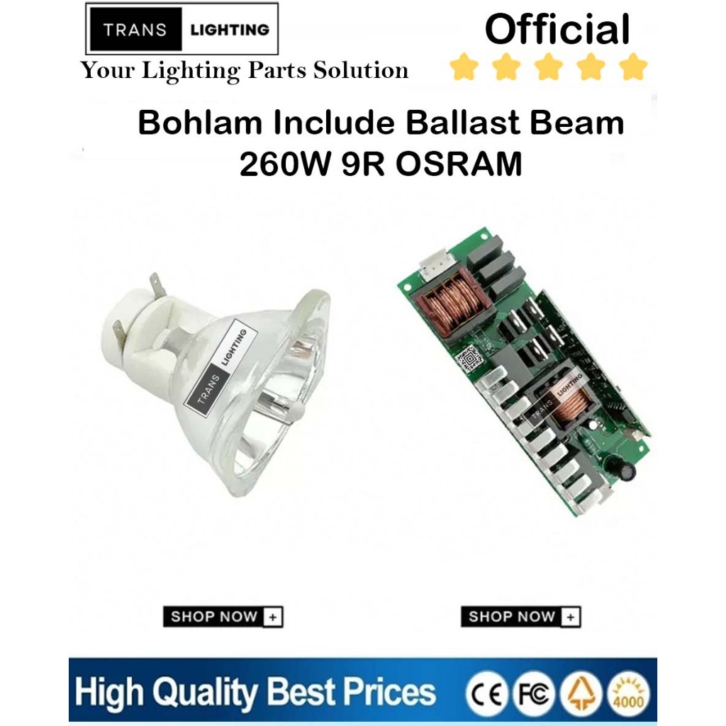 Paket Bohlam + Ballast Moving head Beam 260