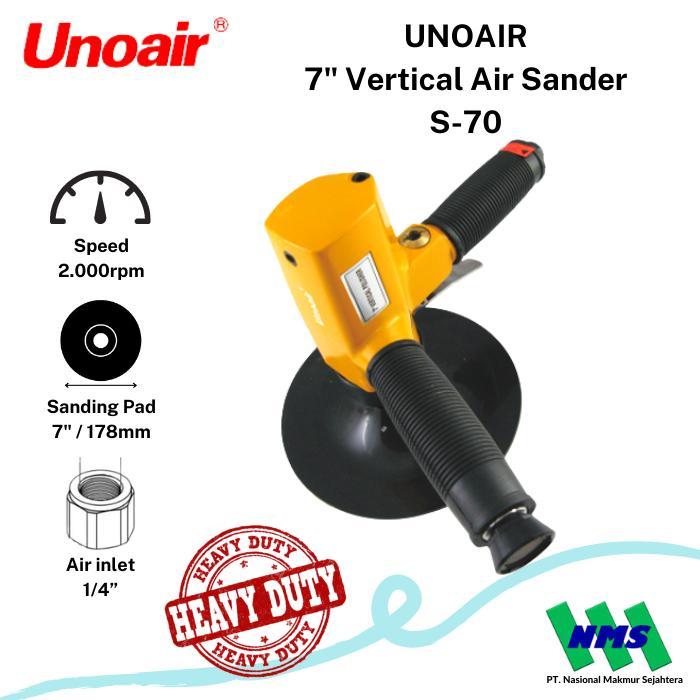 Mesin Poles Angin Vertical Air Vertical Polisher UNOAIR S-70