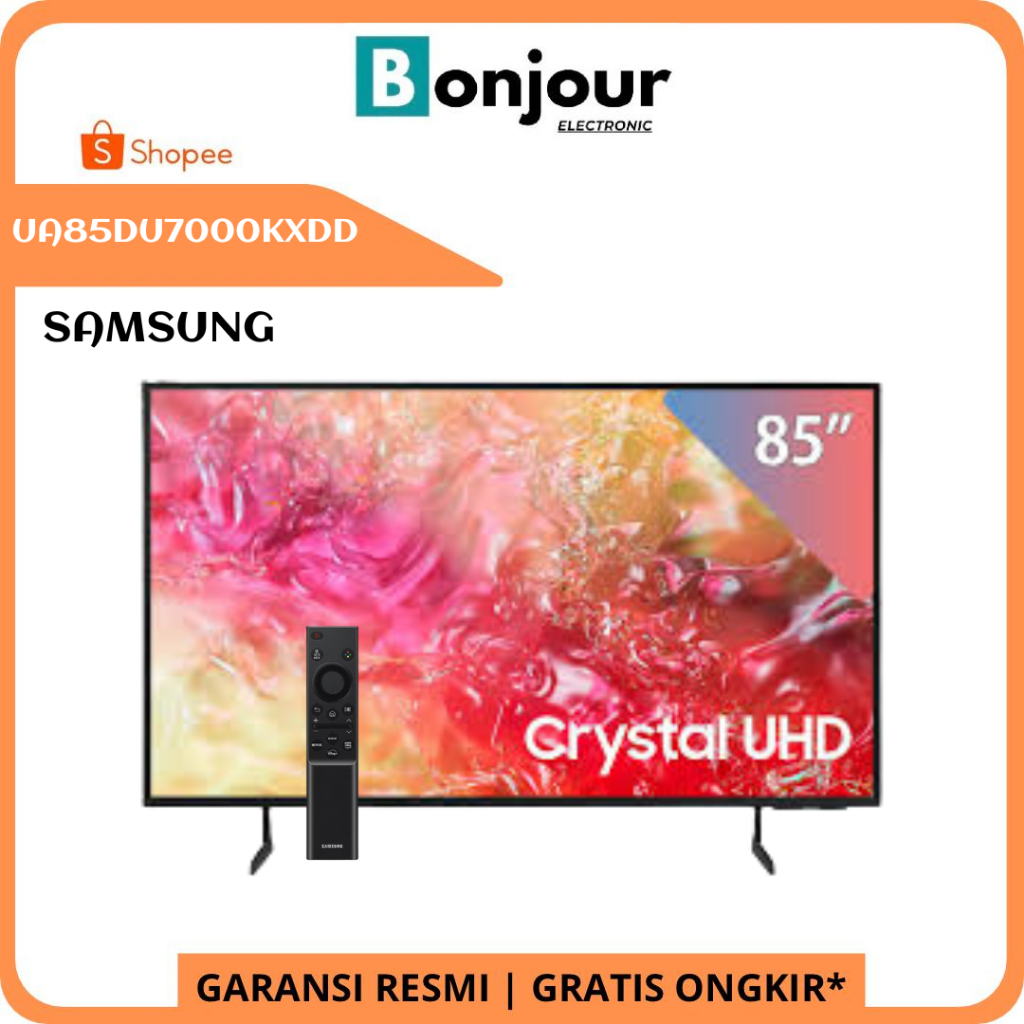 TV Samsung 85DU7000 4K UHD Samsung Smart TV 85 Inch UA85DU7000KXXD