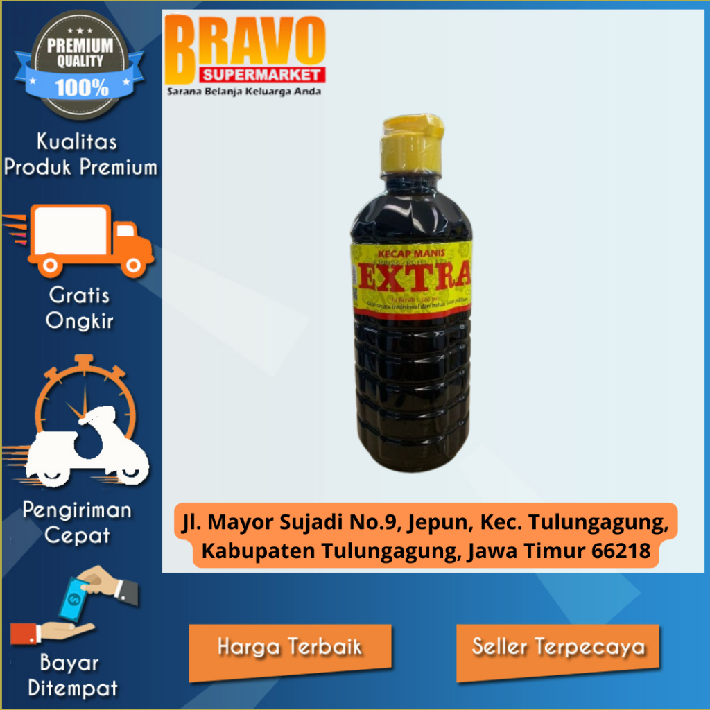 

Bravo Supermarket Tulungagung - KECAP MANIS EXTRA 500ml
