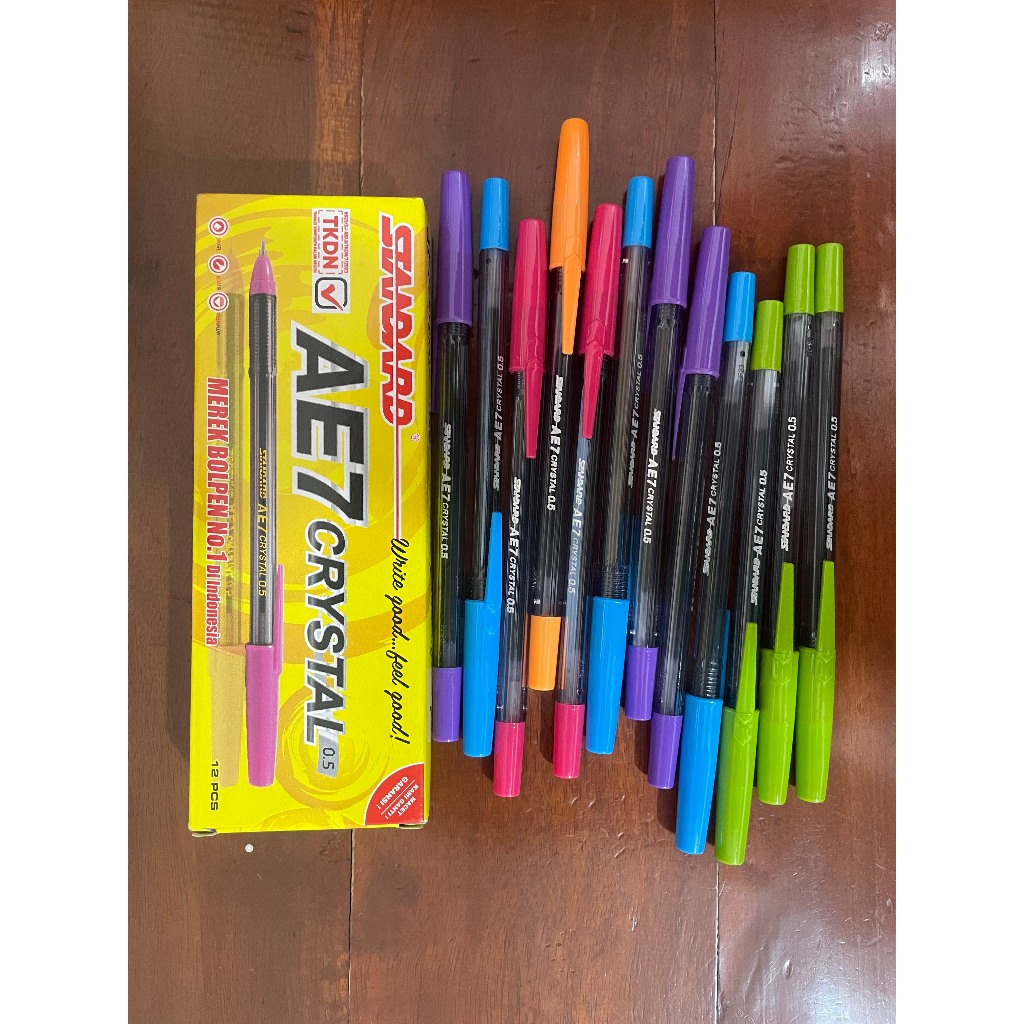 

PULPEN STANDARD AE7 / PEN STANDARD SEMI GEL AE7 CRYSTAL (1 LUSIN)