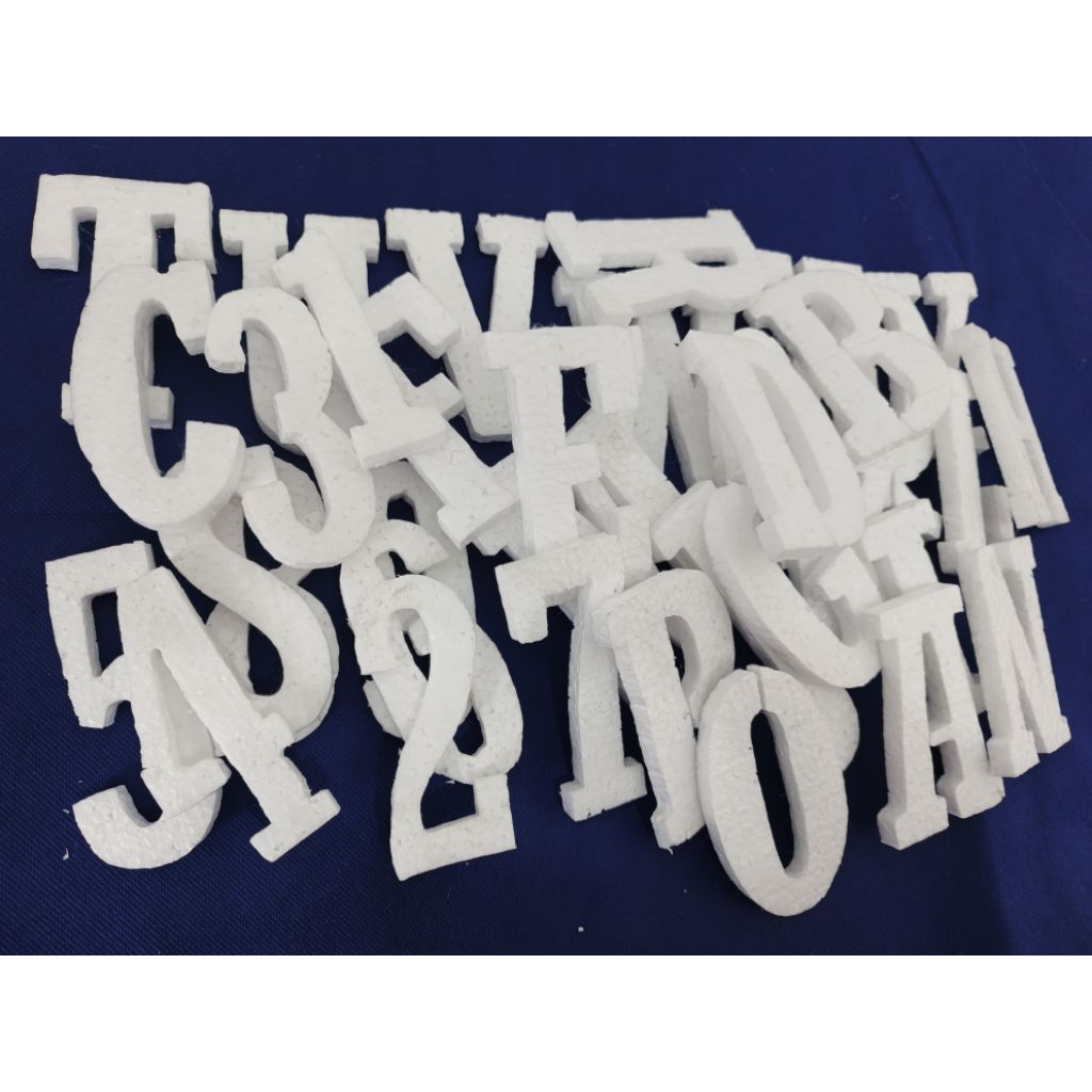 styrofoam alphabet | styrofoam custom | styrofoam huruf | styrofoam angka | styrofoam nama | styrofo