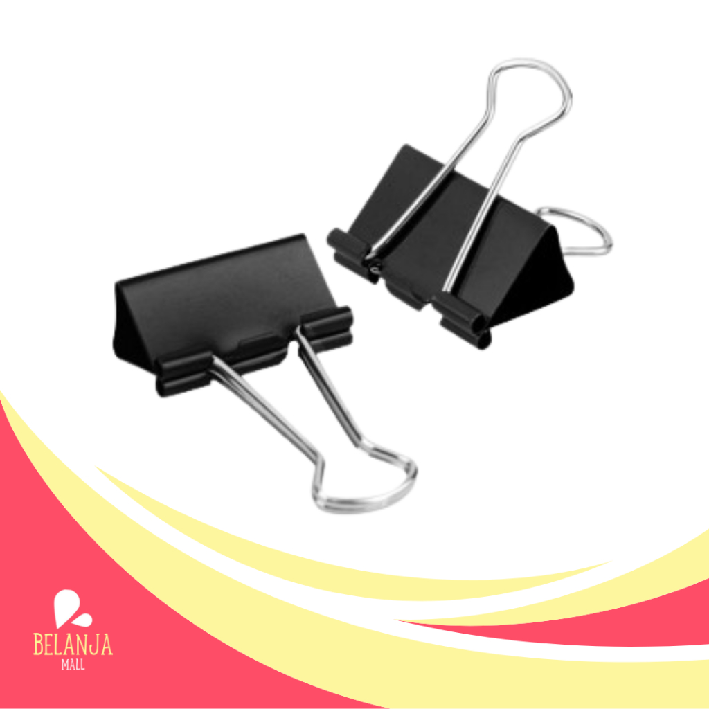 

BelanjaMall DELI046 Klip Binder / Binder Clip - Hitam&Black 24/Tube 32mm E8563A Y1685
