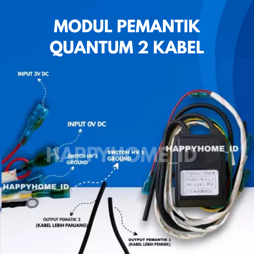 Pemantik Kompor Quantum 2 Kabel / Modul Pemantik Quantum