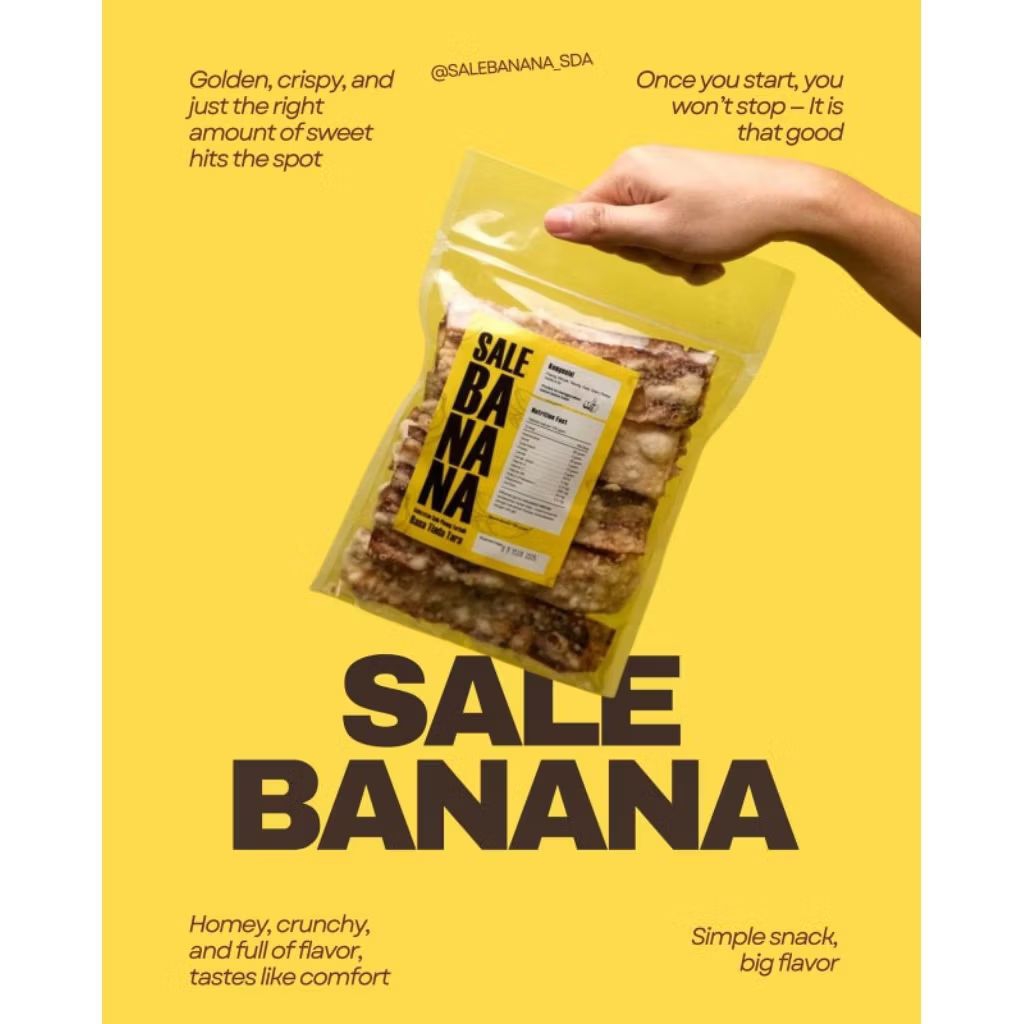 

Kripik Sale Pisang Krispy - Sale Banana 180gr