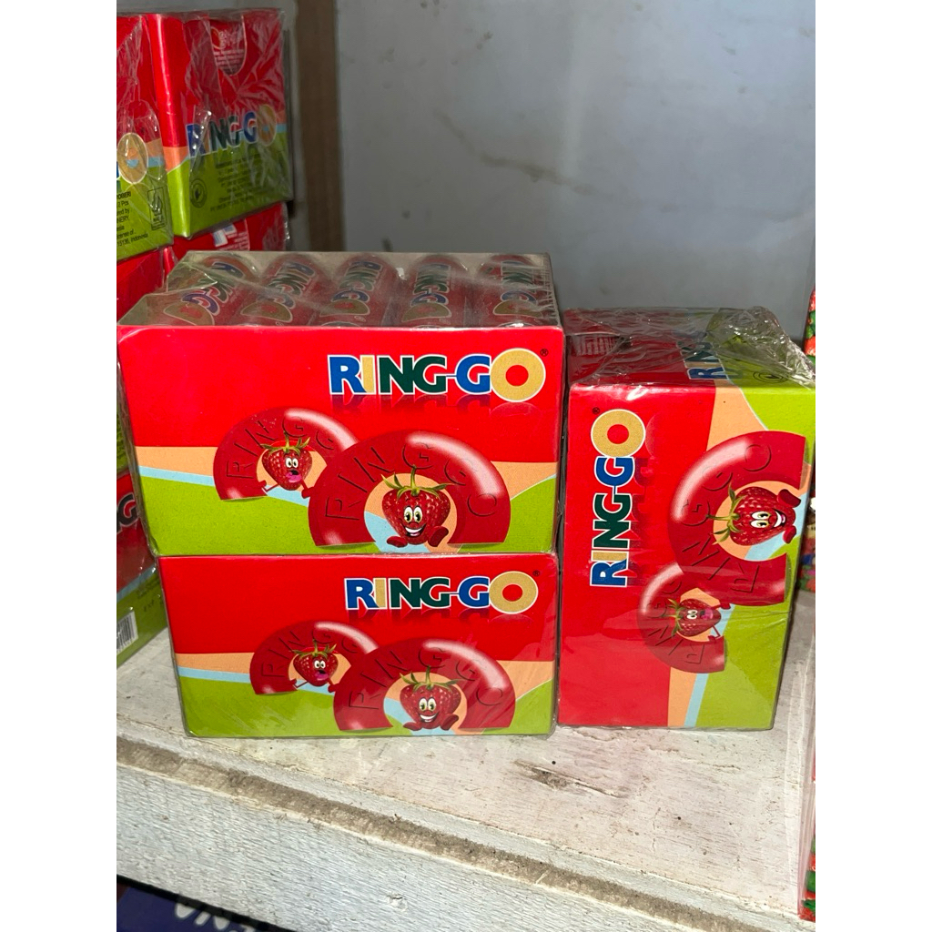 

RINGGO Kembang Gula kotak Rasa Strawberry