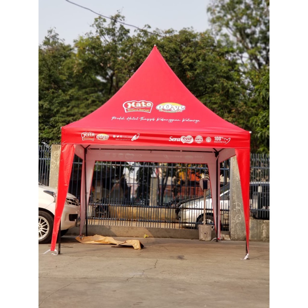 Atap Tenda Kerucut Bagus Tenda Stand Tenda Tenda kerucut Tenda jualan Tenda Promosi Tenda Bazar