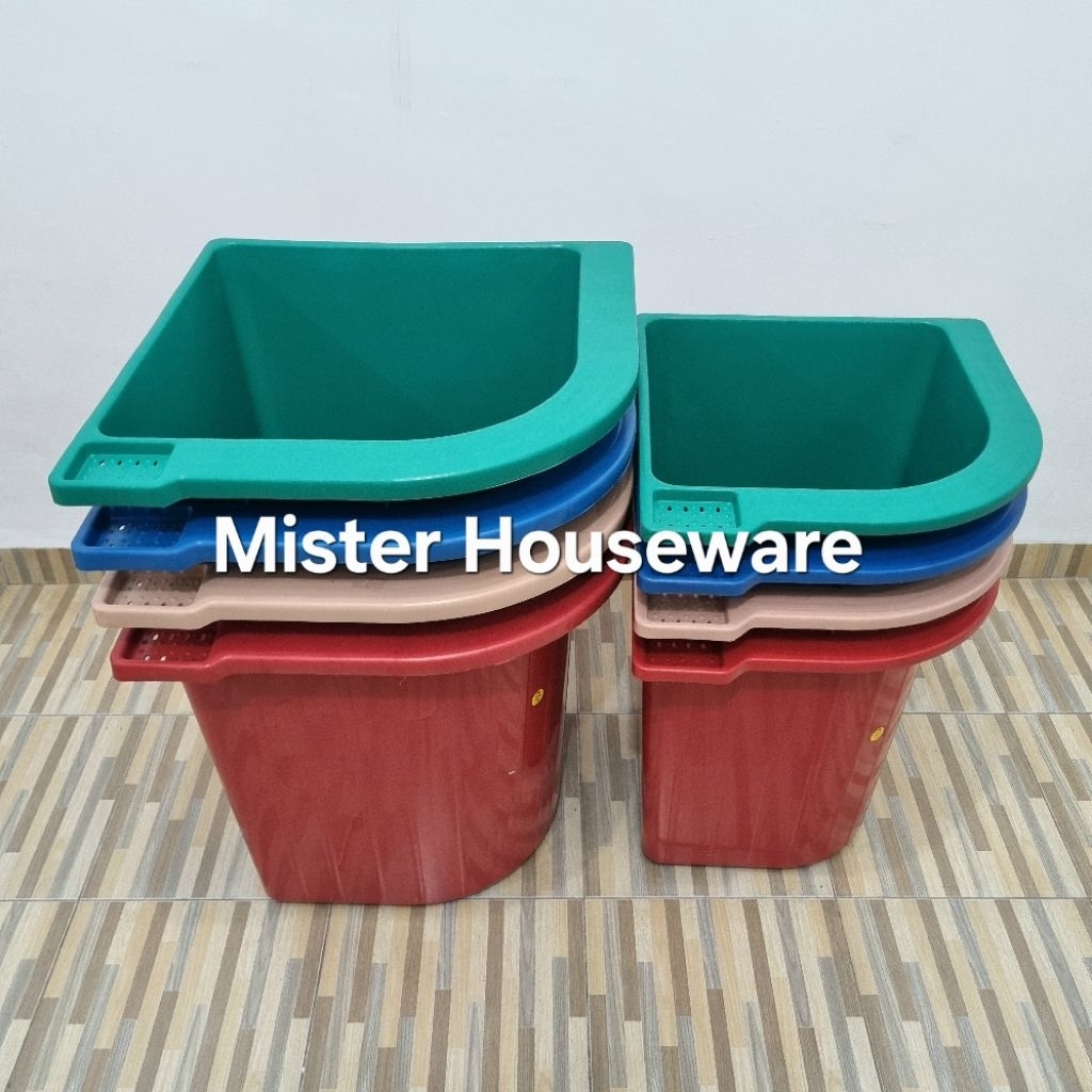 Bak Air Bak Mandi Plastik Sudut Besar Kecil GM