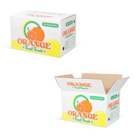 

(5pcs) Box Buah Jeruk Ukuran 48x32x29cm Kardus Orange Fresh Tanpa Sekat