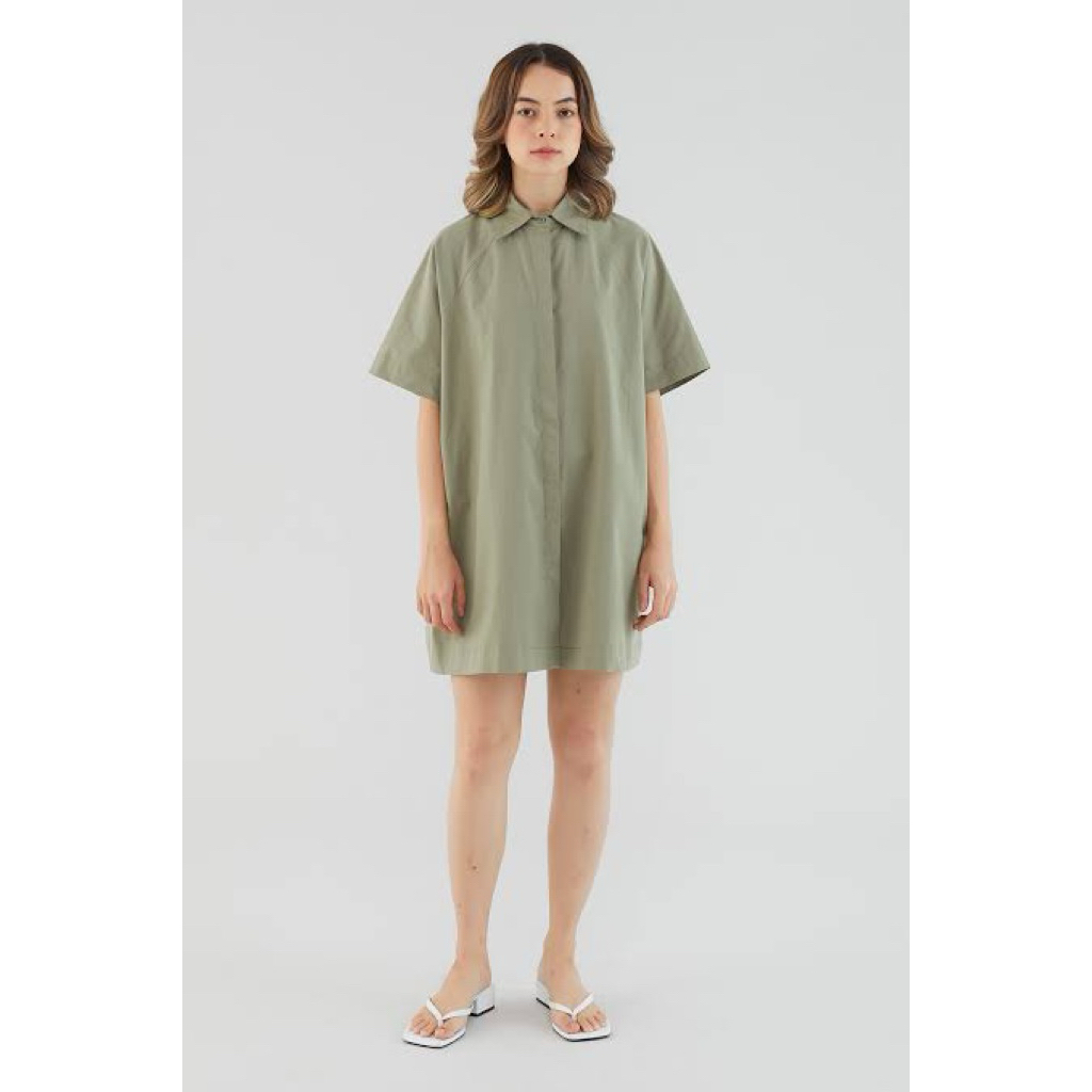 COS Draped Boxy Shirt Dress NEW