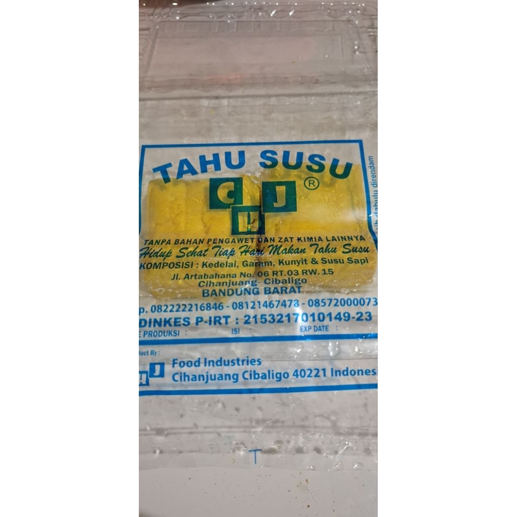 

TAHU SUSU CHJ PREMIUM ISI 10 UKURAN BESAR