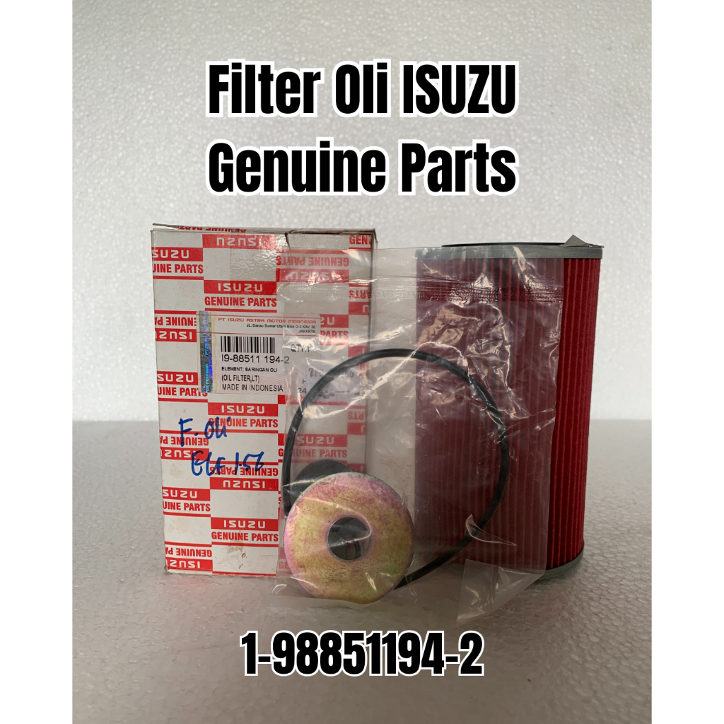 Filter Oli ISUZU Genuine Parts 1-98851194-2 – Element Saringan Oli Mesin Diesel