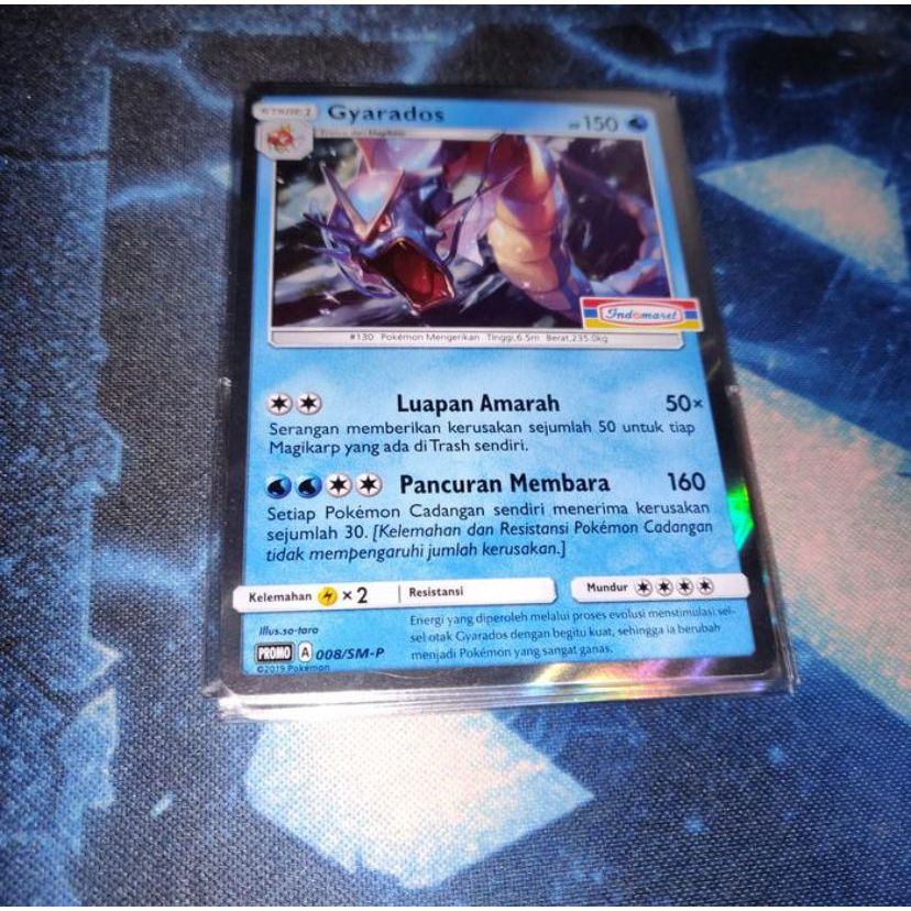 Kartu Pokemon TCG ID Indonesia SM-P Gyarados Indomaret Promo