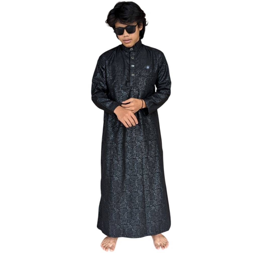 Cuci Gudang BestPromo Jubah Gamis Sultan Pria Remaja Dewasa Motif Sultan Embos