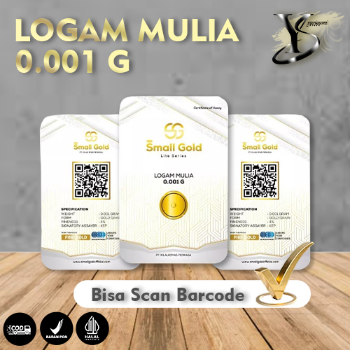 MINI GOLD 0.001 GRAM LOGAM MULIA EMAS MINI Bersertifikat