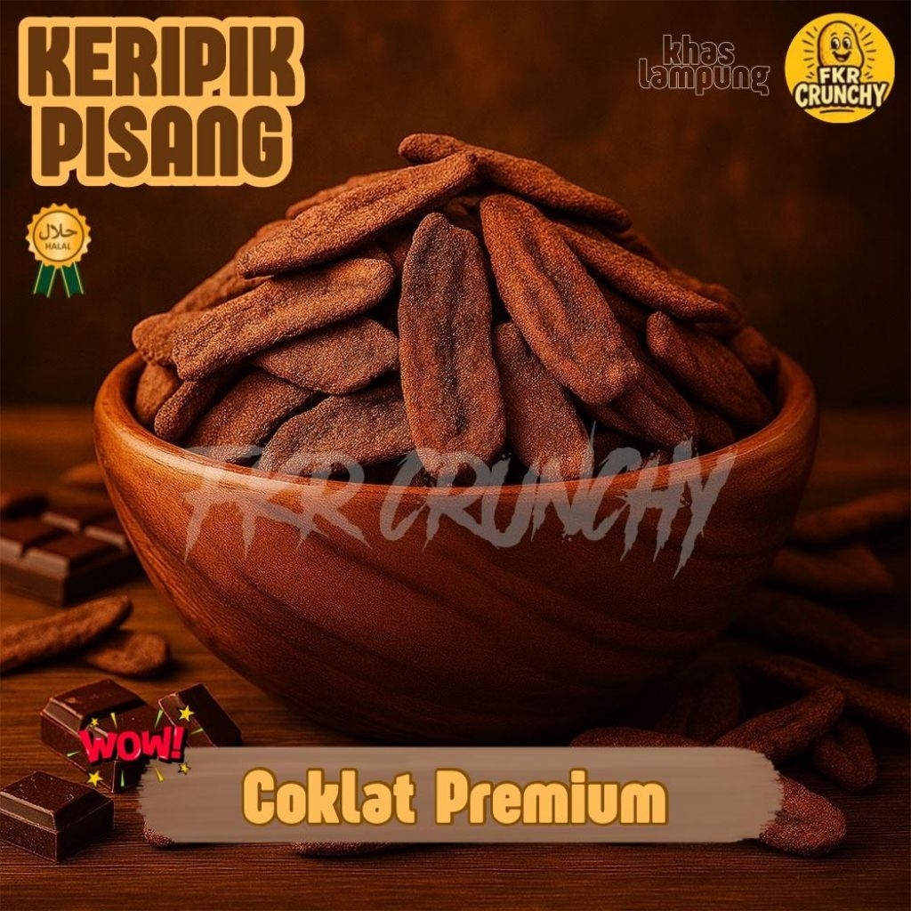 

Keripik Pisang Coklat FKR CRUNCHY – Snack Manis, Renyah Kekinian Oleh-Oleh Lampung