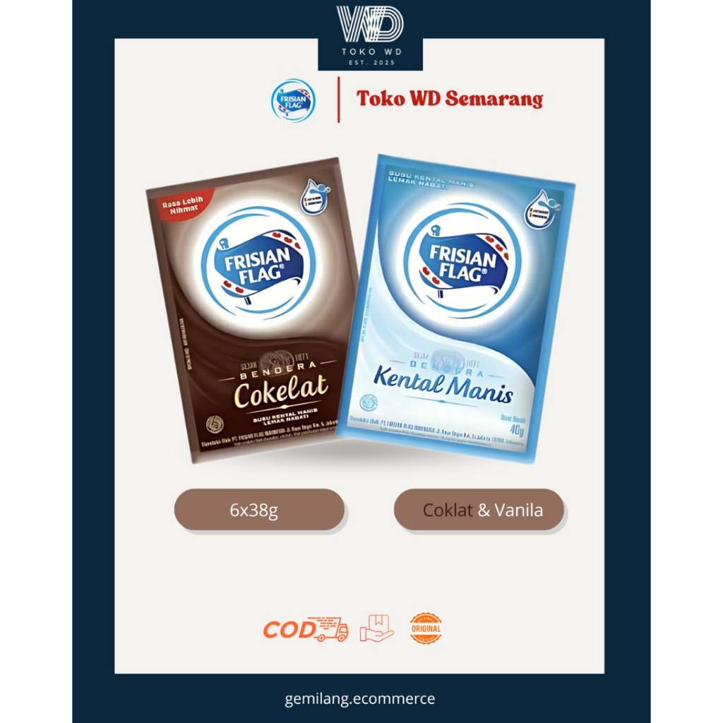 

Frisian Flag Susu Kental Manis Sachet Isi 6pcs