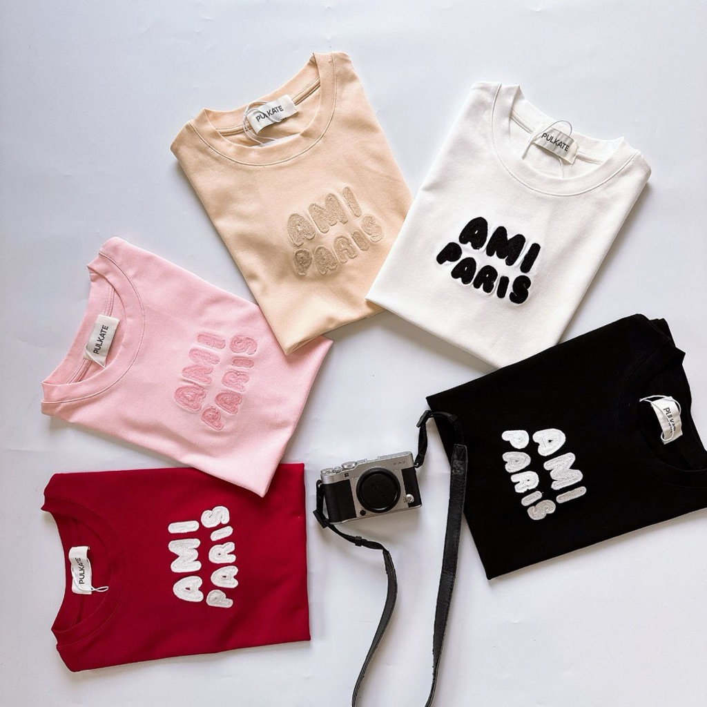 Atasan Wanita / Kaos Wanita / Kaos Oversize AMI PARIS Pulkate BKK