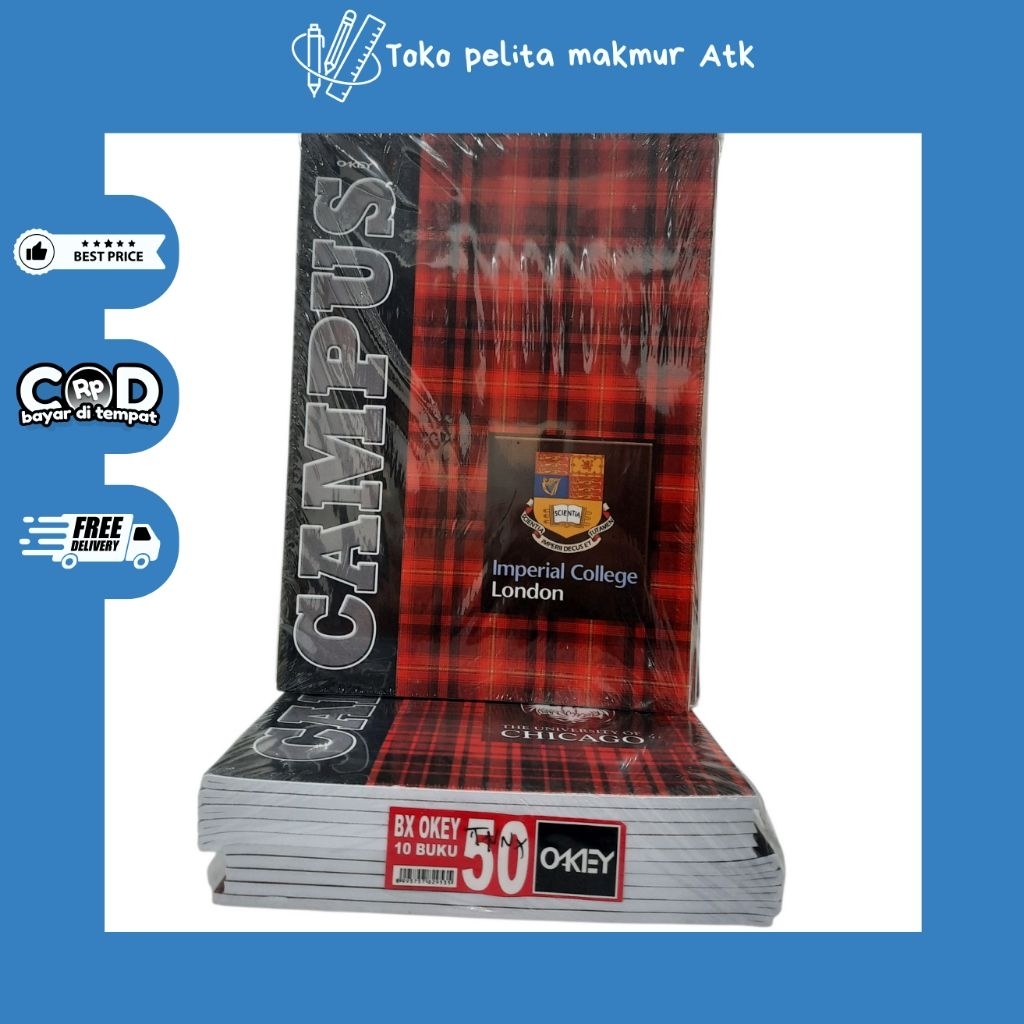 

BUKU TULIS OKEY BOXY ISI 50 LEMBAR (1 pack isi 10 buku)