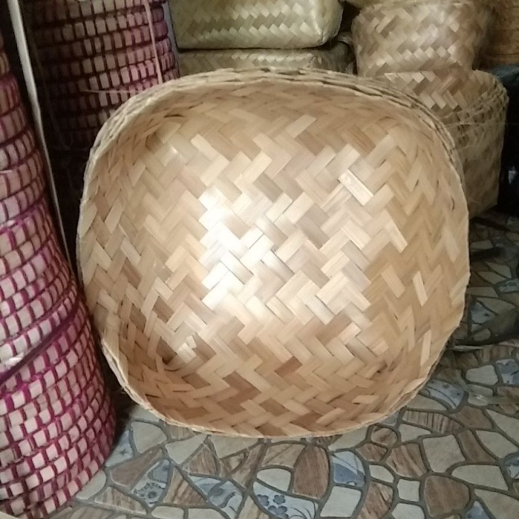 Besek Bambu Besek Jumbo 30x30x15 besek Nasi Dll