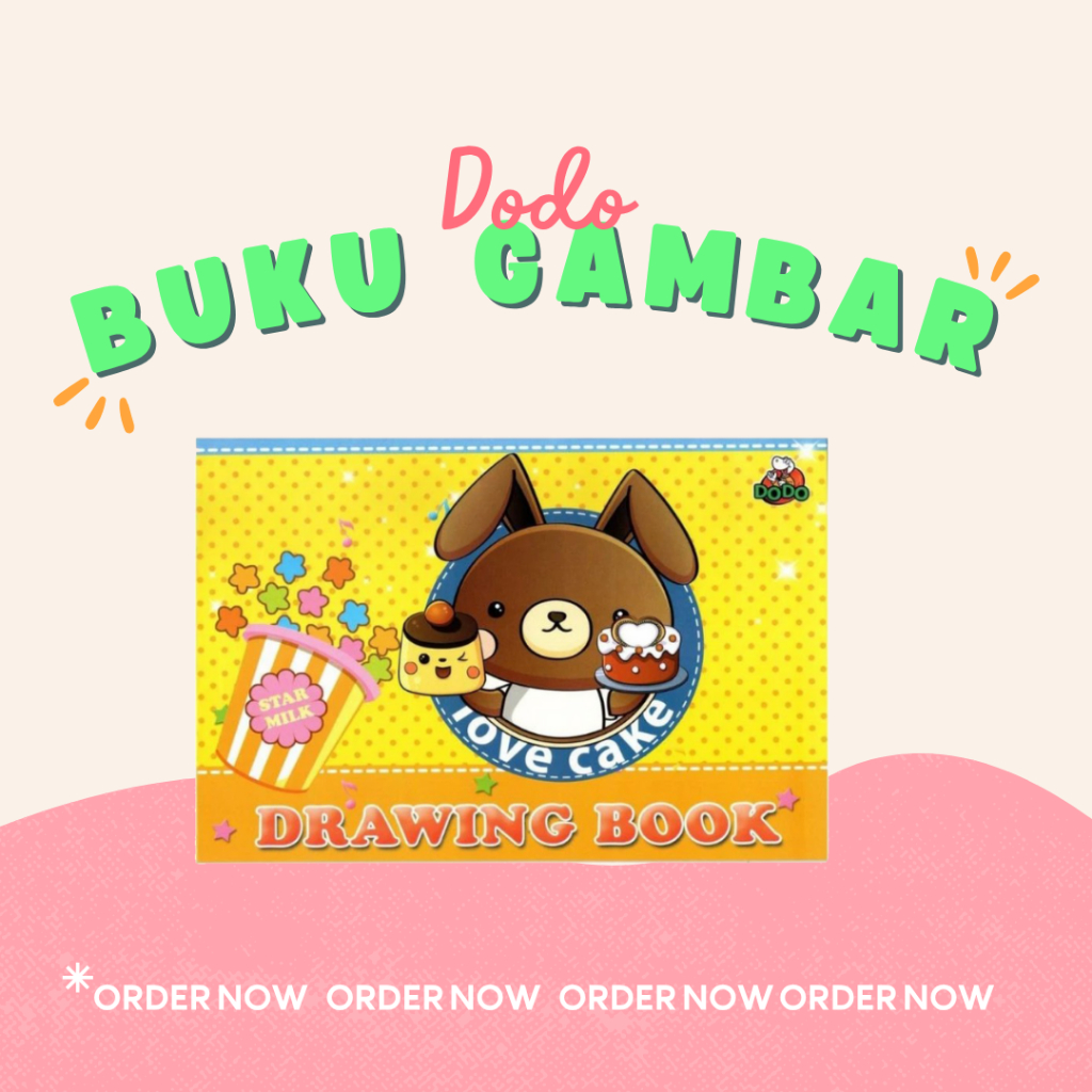 

1 PACK Buku Gambar Dodo A4 / Buku Gambar by SIDU/ Drawing Book