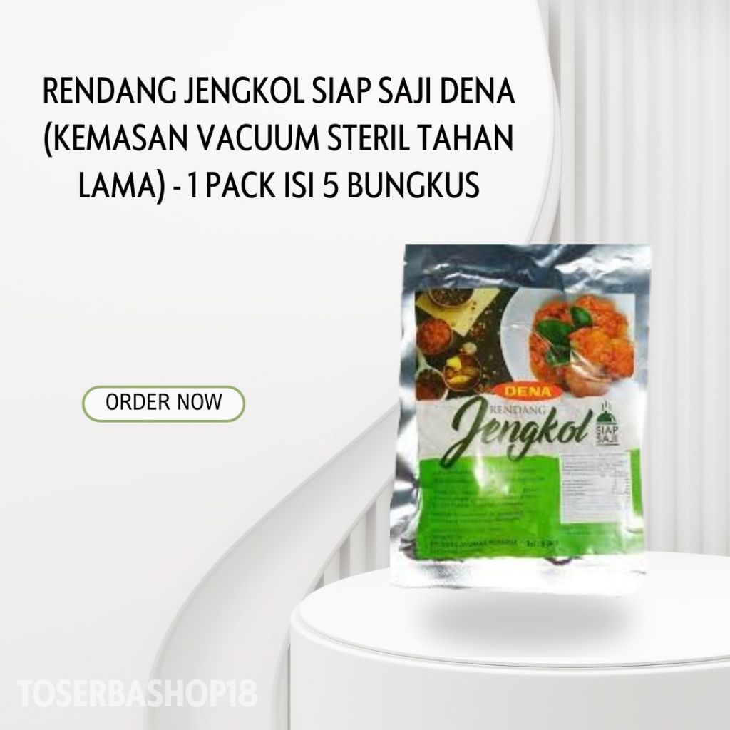 

Rendang Jengkol Siap Saji DENA (Kemasan Vacuum Steril Tahan Lama) - 1 Pack isi 5 Bungkus