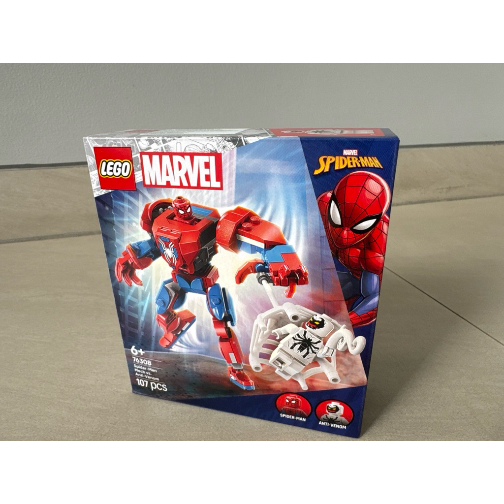 LEGO 76308 Marvel Spiderman Spider-Man Mech vs. Anti-Venom