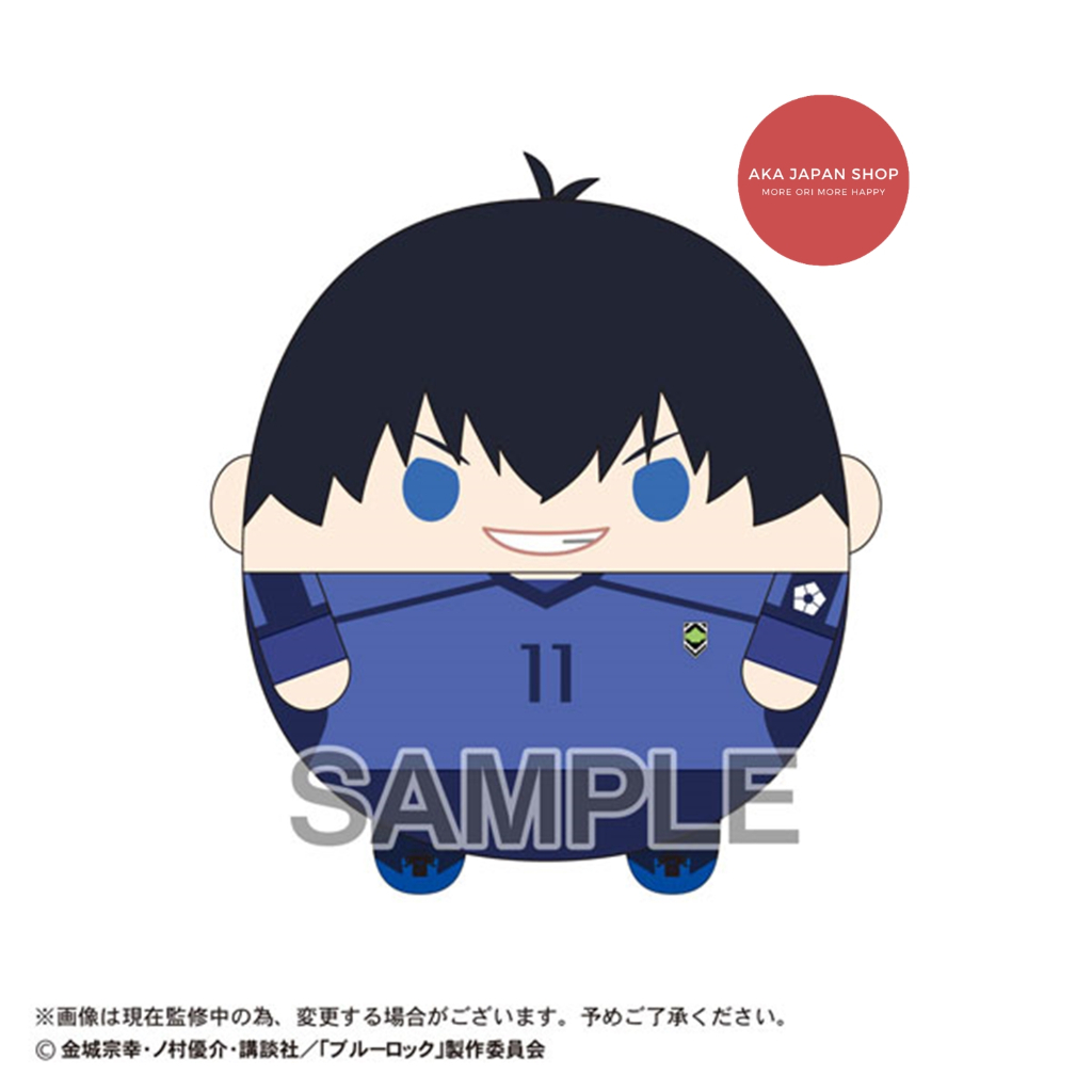 Blue Lock Bluelock season 2 vs Japan U20 Plushie Fuwakororin Mascot Size M Isagi Yoichi Itoshi Rin K