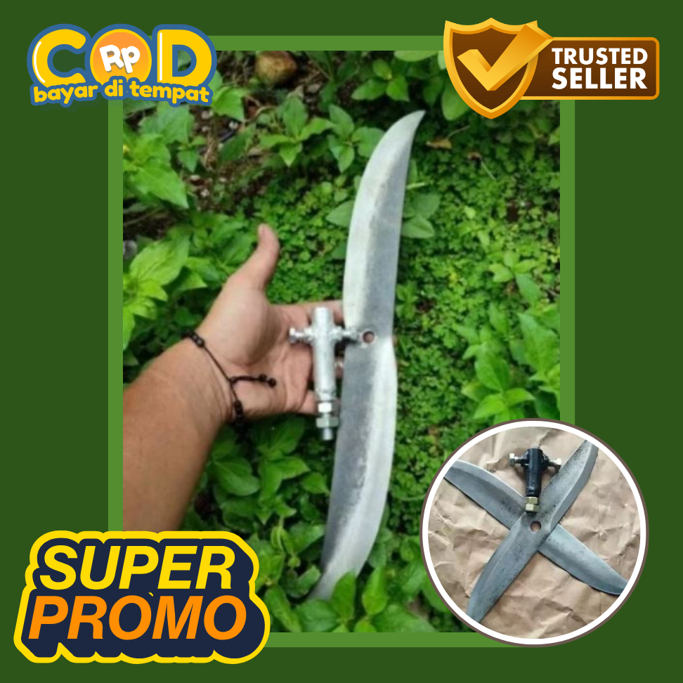 Pisau Mesin Cacah Rumput Bahan Besi Baja