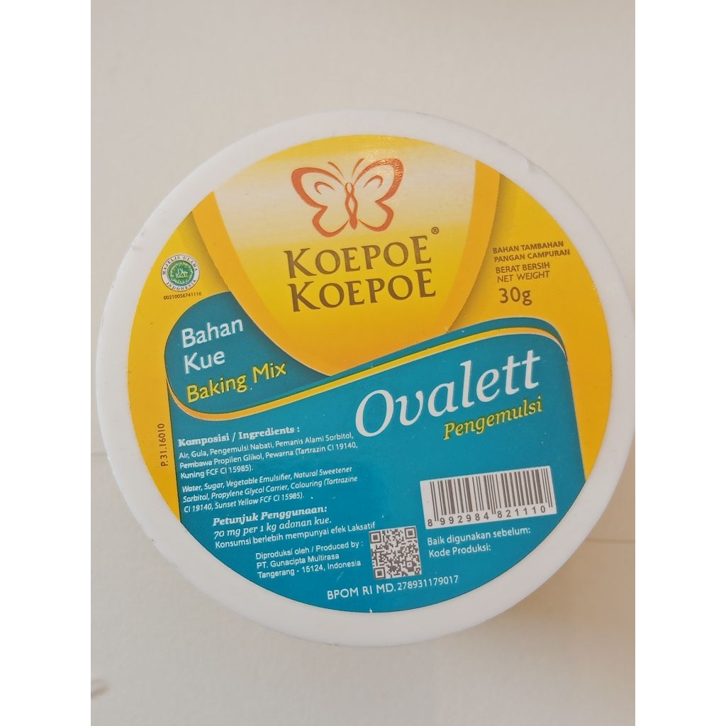 

KOEPOE KOEPOE OVALETT PENGEMULSI 30 G TBM 80 G PENGEMBANG EXP PANJANG