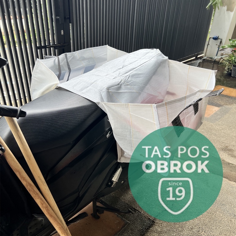 QS tas motor karung ronjot plastik obrok rengkek kurir kirim montor bag Terlengkap
