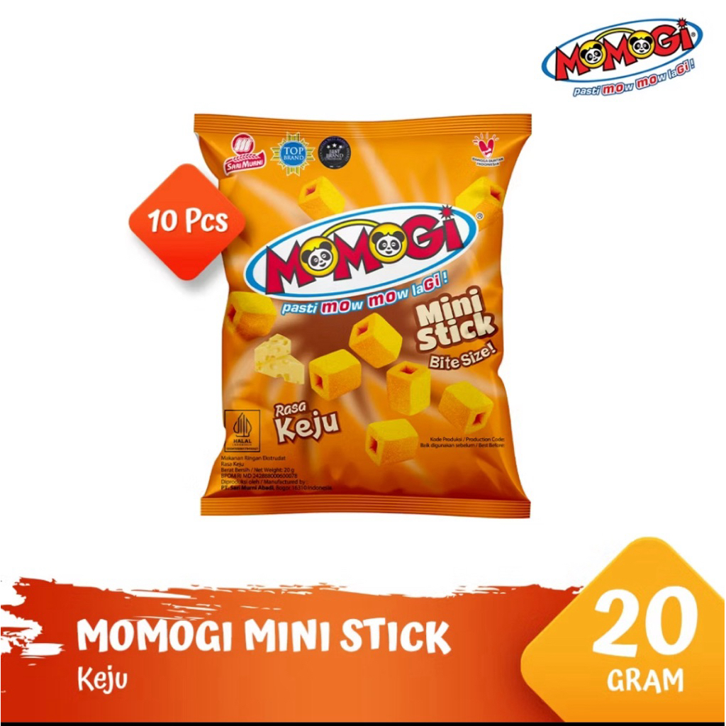 

Momogi Mini Stick Keju - 20gr