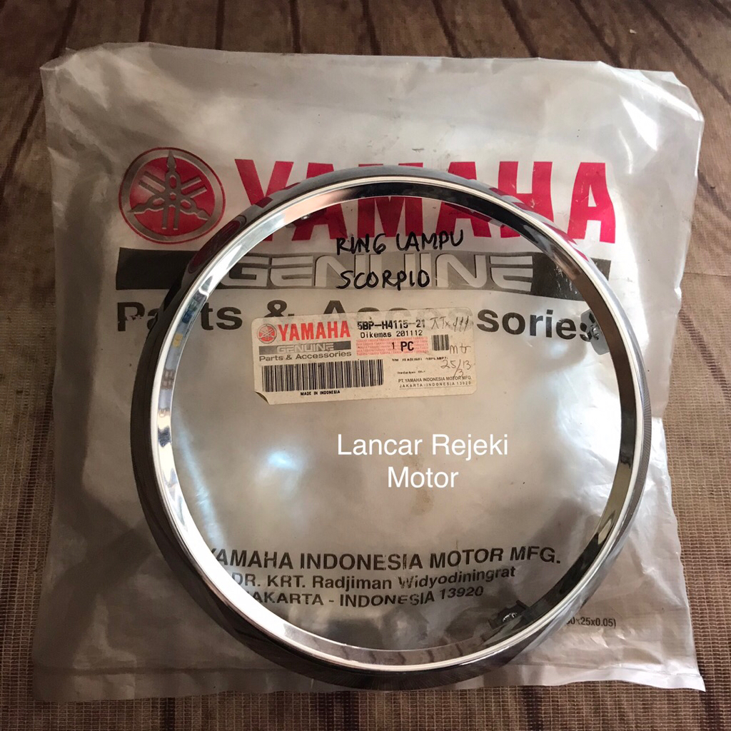 Original YGP RIng Rim Headlamp Lampu Depan Bulat Yamaha Scorpio