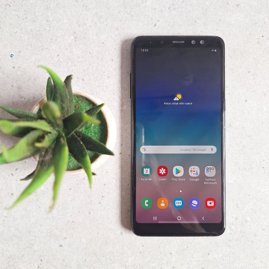 Samsung Galaxy A8 plus 2018 6/64 second original mulus murah