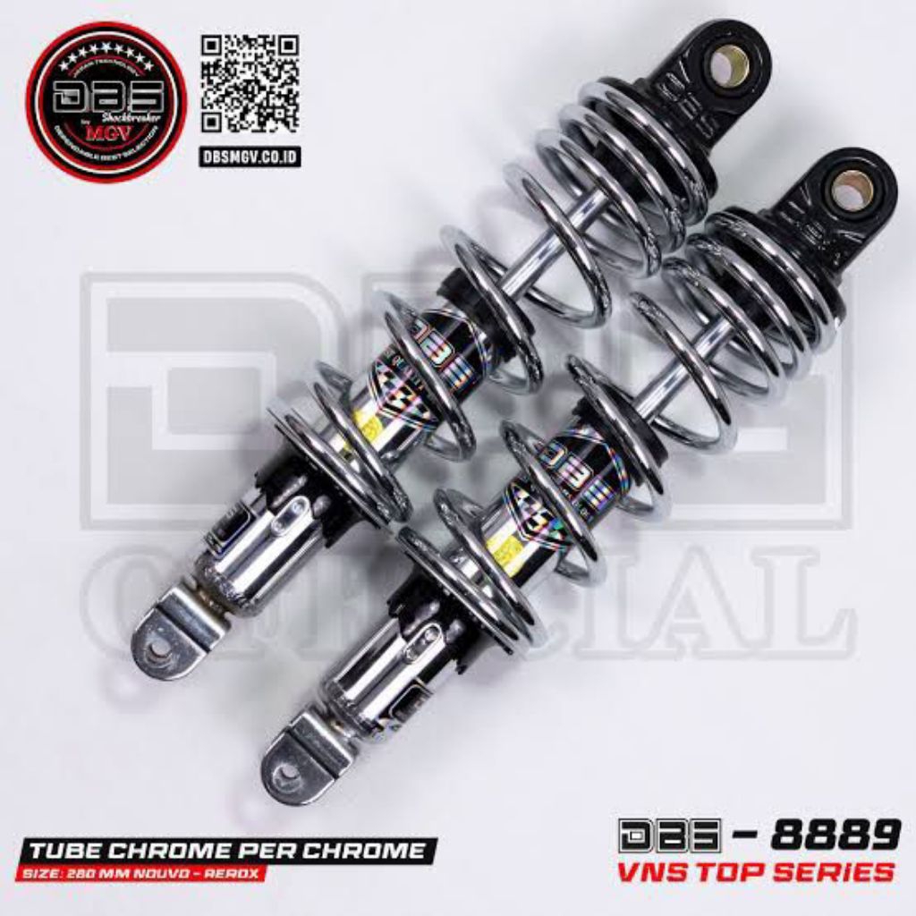 DBS original Shock belakang aerox dbs crome/Sok aerox dbs top up 8889/Shok aerox dbs crome/Shock dbs