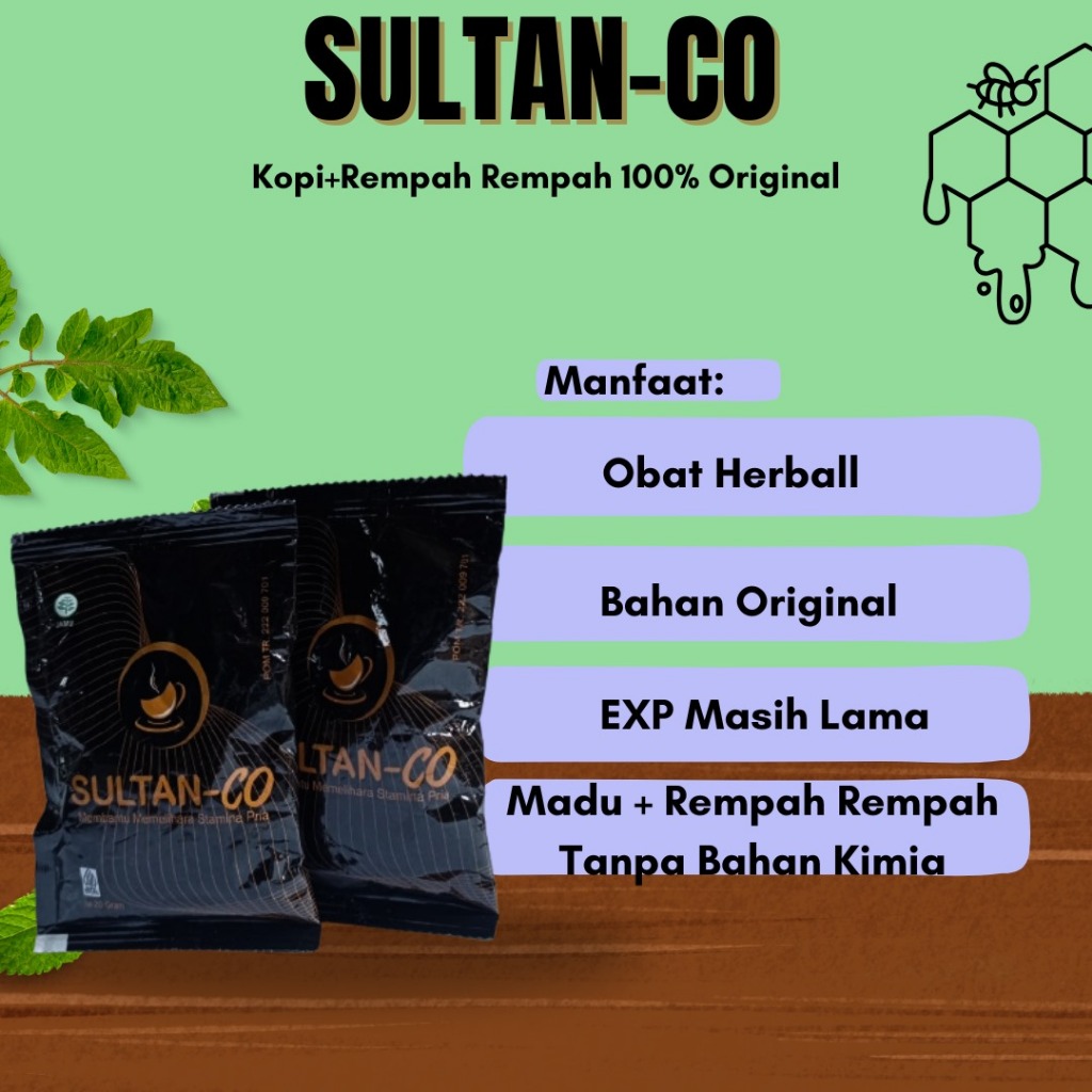 

Kopi Sultan BPOM Obat Herabal Kopi Satamina KOPI Sulatn Kopi bapak Alami Tanpa Bahan kimia 100 % ori