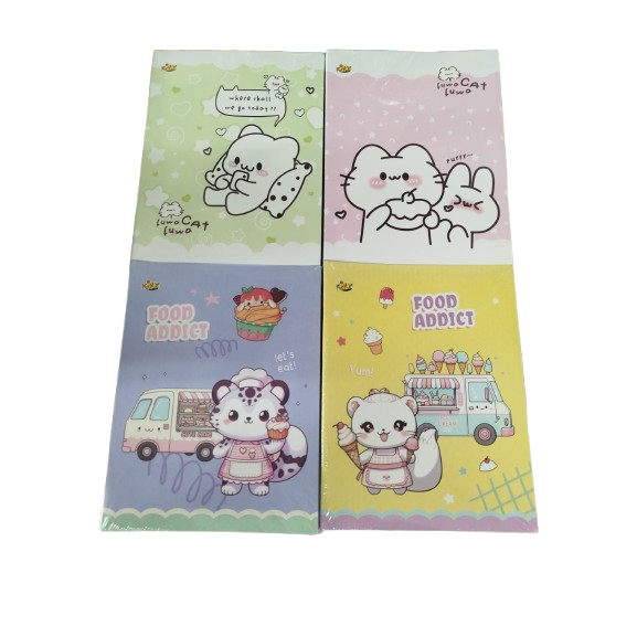 

(1 Pack) Buku Tulis Kiky Warna Motif 38 lembar | 42 Lembar | 58 Lembar | 98 Lembar