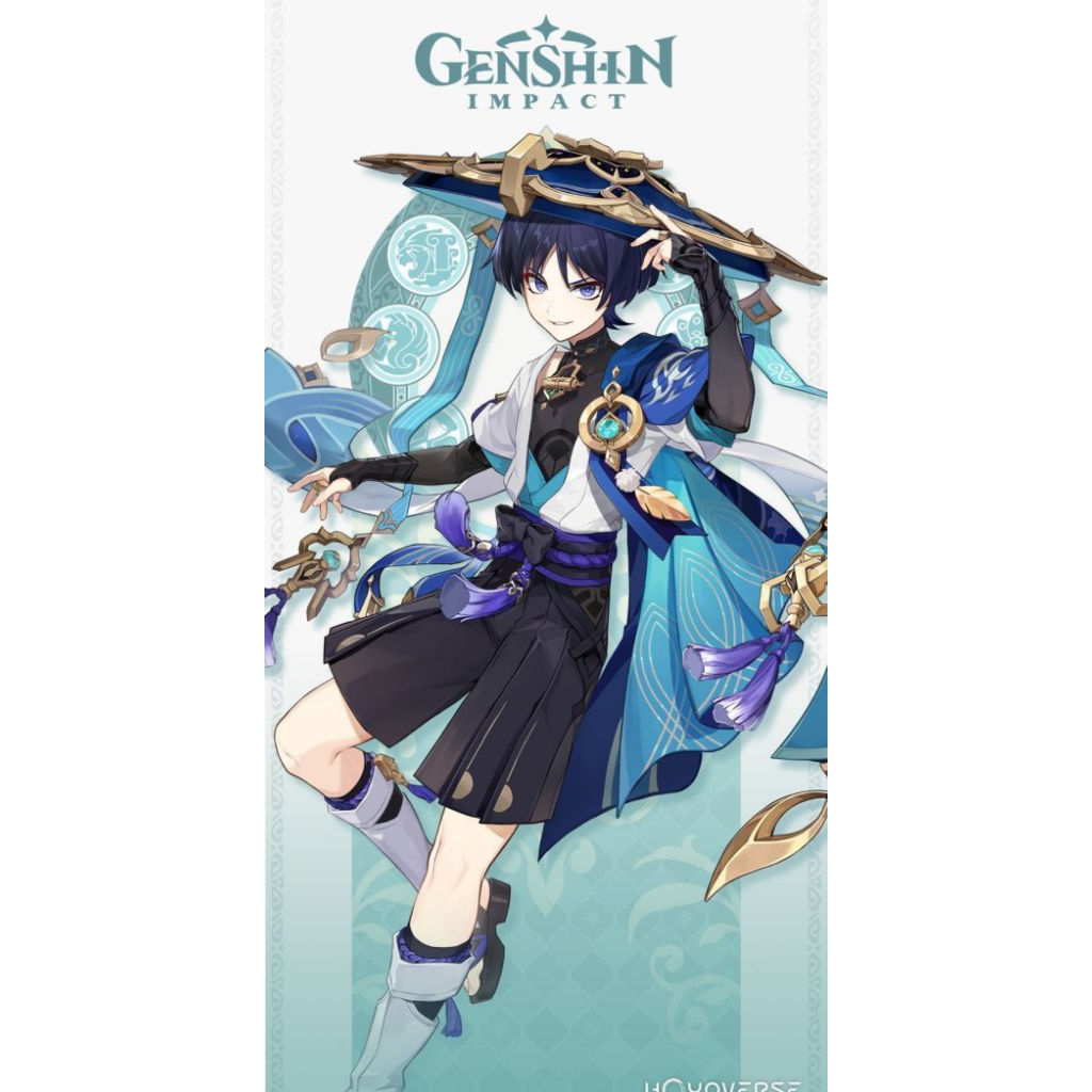WTS COSTUME COSPLAY WANDERER GENSHIN IMPACT open nego!!